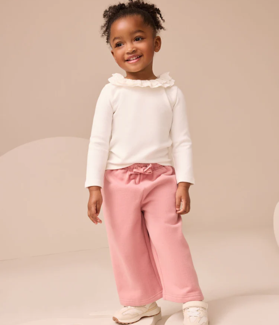 Топ дитячий з відкладним коміром із довгим рукавом (1.5-2 роки) AP5-308 Білий Вінниця - фото 2