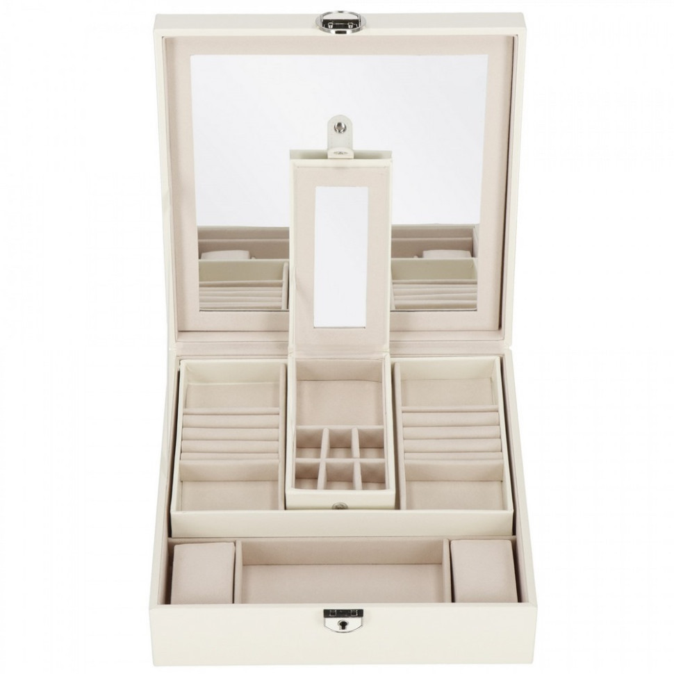 УЦІНКА! Скринька для прикрас Springos HA1079-UC, 25 x 25 x 8.5 см Вінниця - фото 3