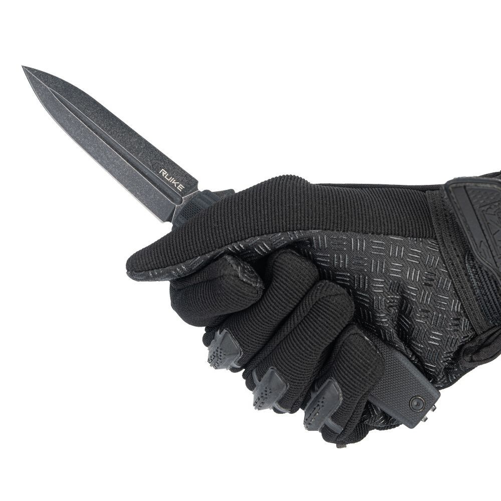 Ніж складаний туристичний Ruike P188-B, (9.1 см) D2 / G10 чорний Киев - изображение 9