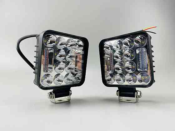 Фара LED квадратна квадратна стробоскоп, Світлодіодна робоча фара 78W 6000K (26 діодів) Мукачево