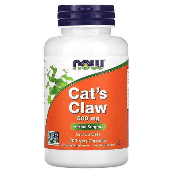 Котячий кіготь (Cat&apos;s Claw), NOW Foods, 500 мг 100 капсул Київ