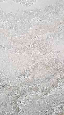 Обои виниловые на флизелине AS creation Della Natura 1.06Х10 абстракция волны серебристые серые с золотом Киев