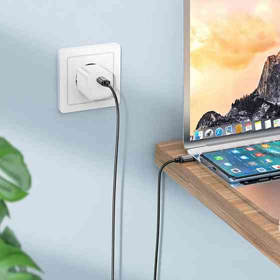 Кабель BOROFONE BX87 Sharp 60W живлення та передачі даних - Type-C - Type-C, колір чорний BX87CCB Одеса