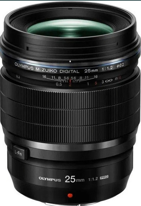 Объектив: Olympus ZUIKO DIGITAL ED 25mm.11.2 Pro.Новий обєктив. Киев - изображение 1