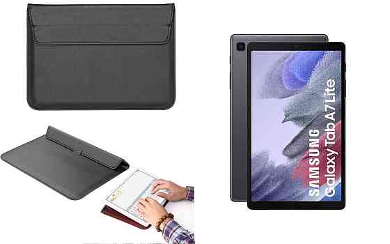Чохол-конверт VitoCase для Samsung Galaxy Tab A7 Lite T225, з функцією підставки для планшета Чорний Київ