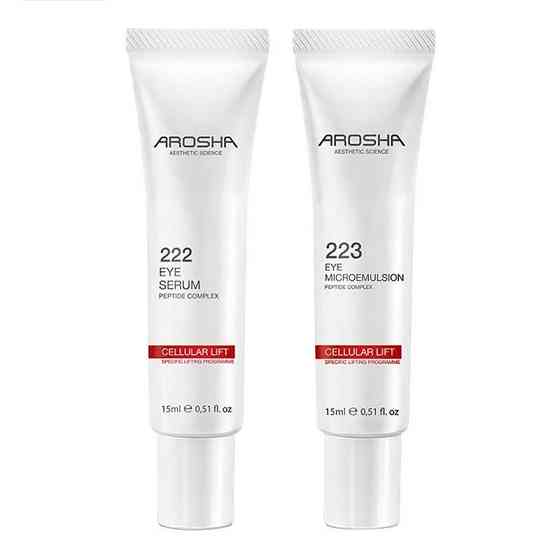 Антивозрастная процедура для области вокруг глаз День и Ночь.225 Cellular Lift Eye Duo Pack AROSHA, 15мл+15мл Днепр