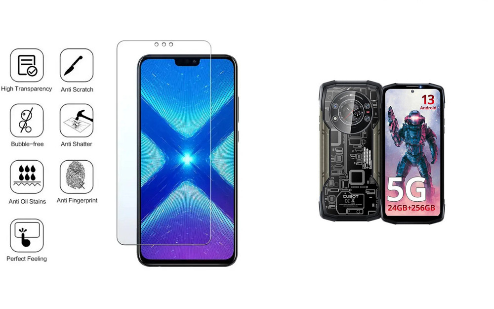 Защитное стекло NeoGlass для Cubot KingKong Star 5G – ультрапрозрачное и устойчивое Киев - изображение 4