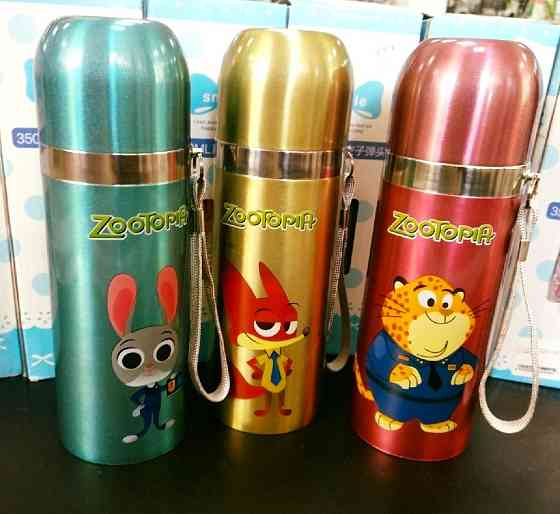 Металевий термос Дитячий на 350ml Для дітей зі Стаканчиком Дніпро