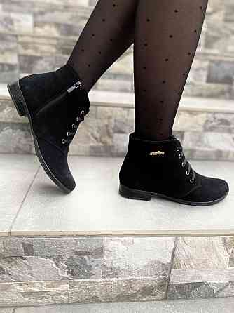 Черевики жіночі ARLETT чорні натуральна замша 37р.-24см 38р.-24.5см (1193) Коломия