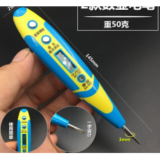 Індикатор-викрутка AX-981 для тестування напруги 12-250V, помаранчева ручка Полтава - фото 1