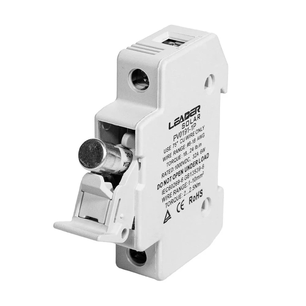 Комплект роз'єднувача та запобіжника 1000V Leader 32A PV0191-1P та 15A BX0234 для сонячних панелей (42-00229-1) Киев - изображение 4