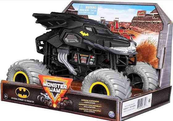 Монстр-траки Monster Jam 1:24 Оригинал Бэтмобиль, Дракон, Мегалодон. Харьков