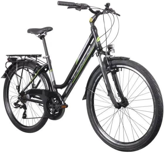 Велосипед Indiana X-Road 1.0 D15 Damski Czarno-Zielony 26 2024 Київ