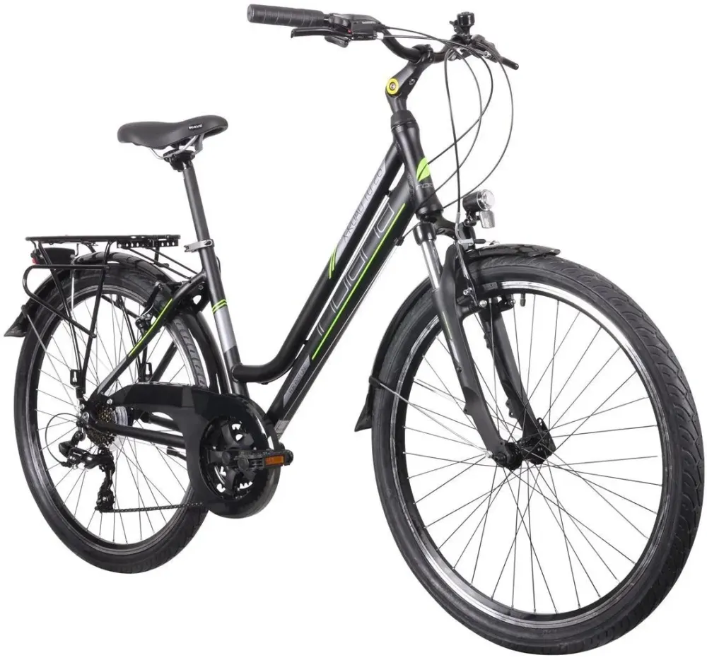 Велосипед Indiana X-Road 1.0 D15 Damski Czarno-Zielony 26 2024 Киев - изображение 1