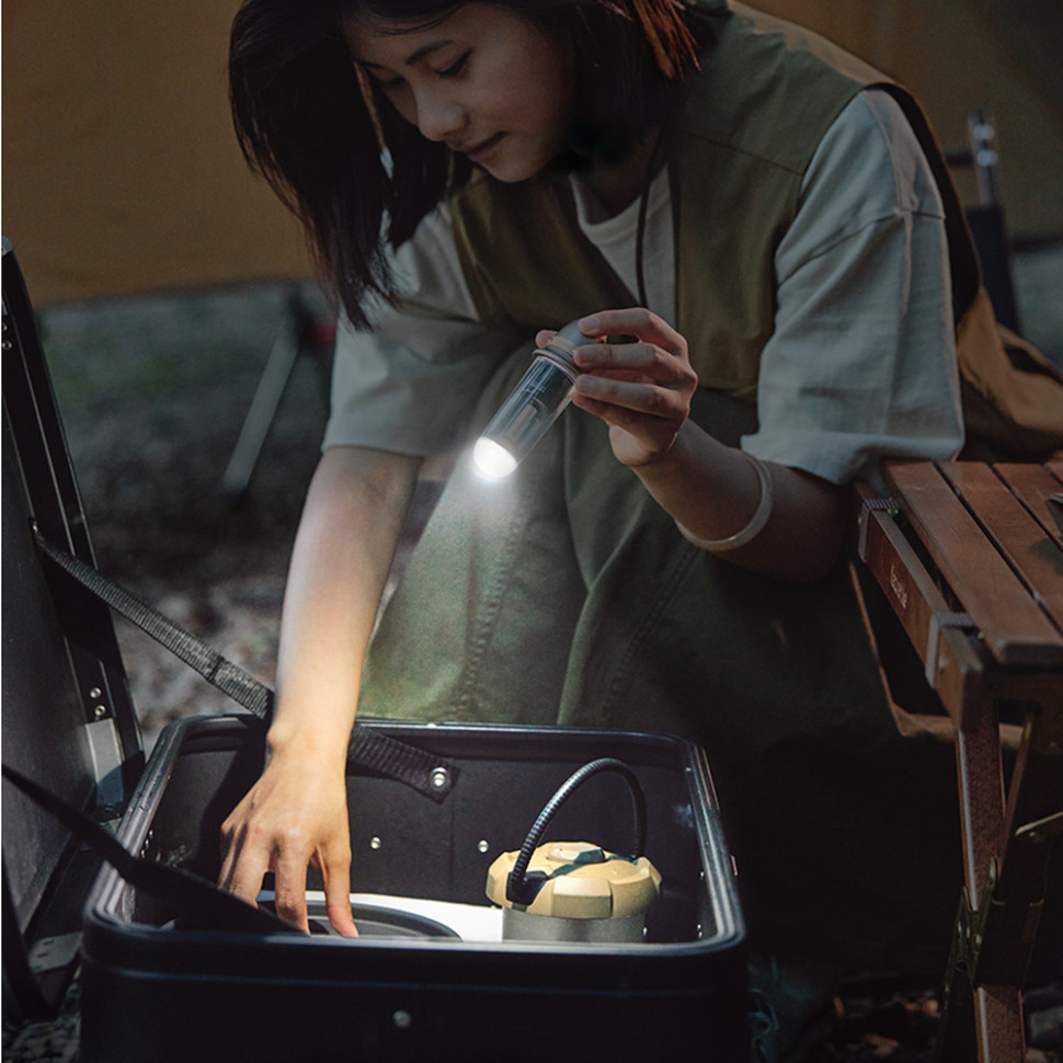 Ліхтар кемпінговий Naturehike CNK2350ZM010, 118х39мм, чорний Київ - фото 7