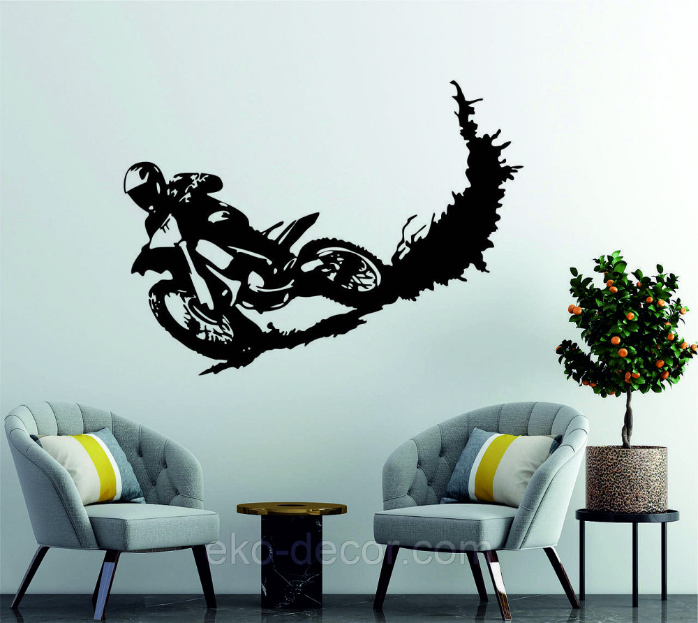 Декоративне настінне Панно «Мотокрос», Декор на стіну Київ - фото 4