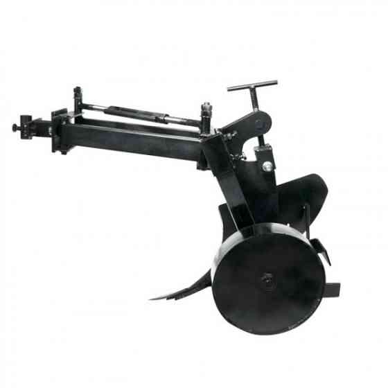 Плуг для мотоблока Zirka-105 (опорне колесо, коротка рама), (ПЛ10) (захват 20 см) Харьков