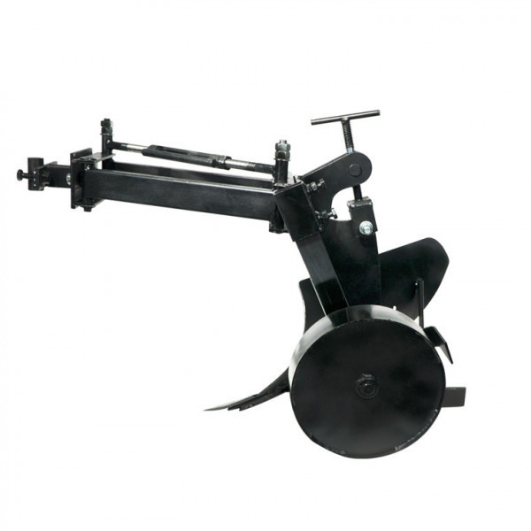 Плуг для мотоблока Zirka-105 (опорне колесо, коротка рама), (ПЛ10) (захват 20 см) Харків - фото 3