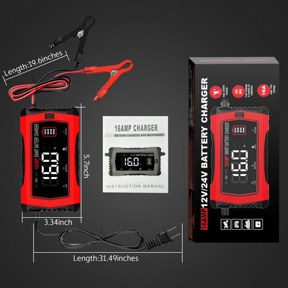 Розумний зарядний пристрій HTRC 16A (12V/16A, 24V/10A) для LiFePO4, Lithium, AGM Київ - фото 2