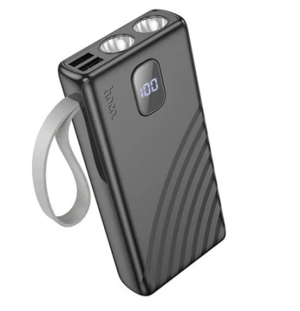 Універсальна мобільна батарея Hoco J129A 20000mAh Nature flashlight (Чорний) Вінниця