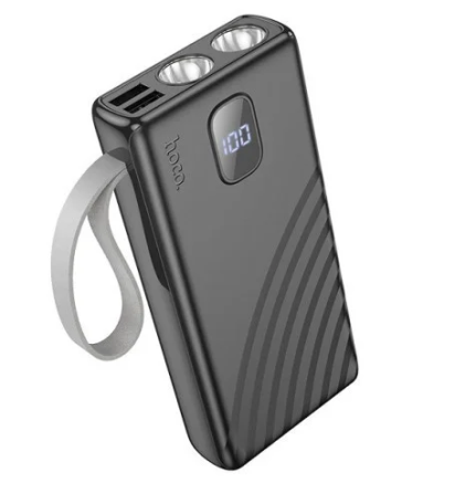 Универсальная мобильная батарея Hoco J129A 20000mAh Nature flashlight (Черный) Винница - изображение 1