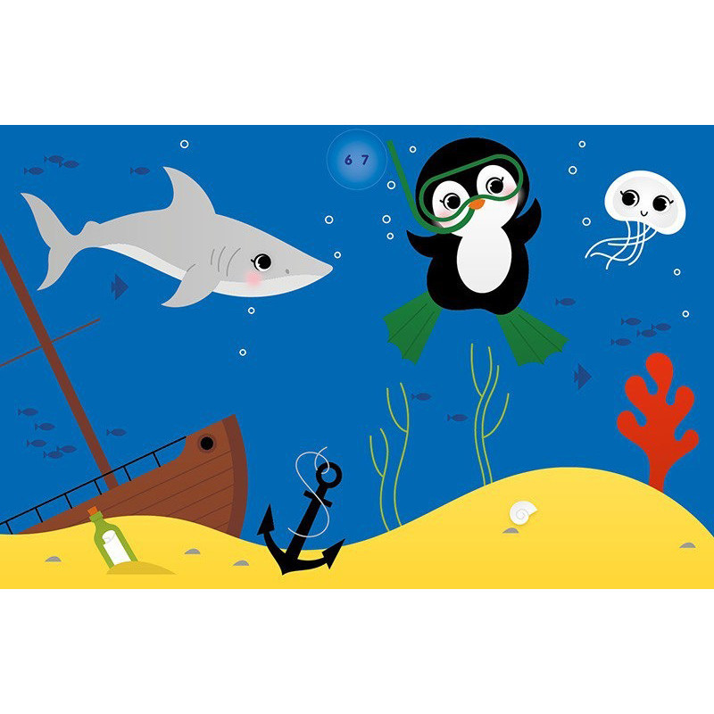 Набір для творчості "Аплікації наліпками Море" 1655011, 25 великих наліпок Вінниця - фото 3