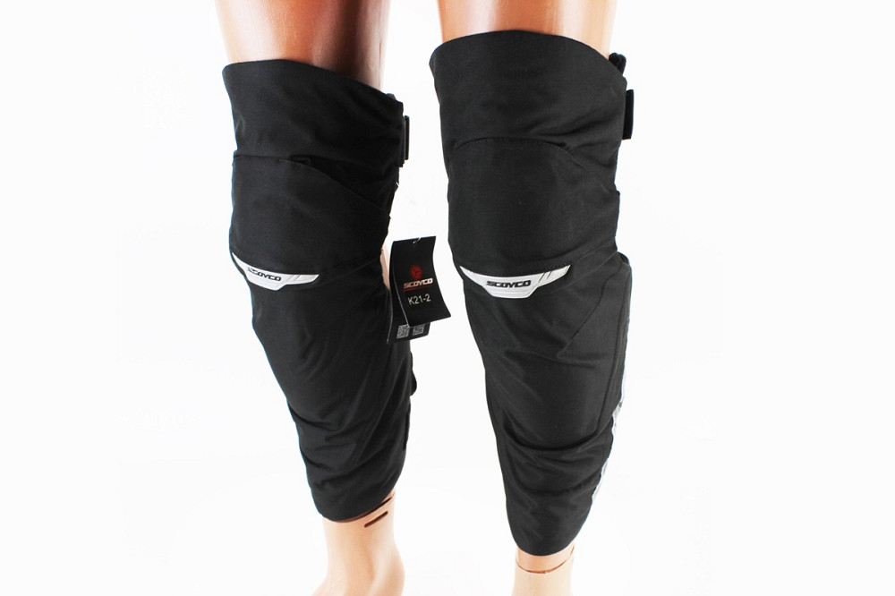 Наколінники захисні (коліно+гомілка) к-кт 2шт, Чорні, тип 2 Київ - фото 1
