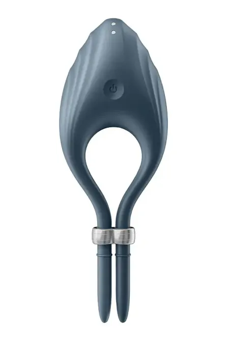 Ерекційне віброкільце-ласо Satisfyer Duelist Dark Blue, 10 режимів, потужний мотор Львів - фото 3