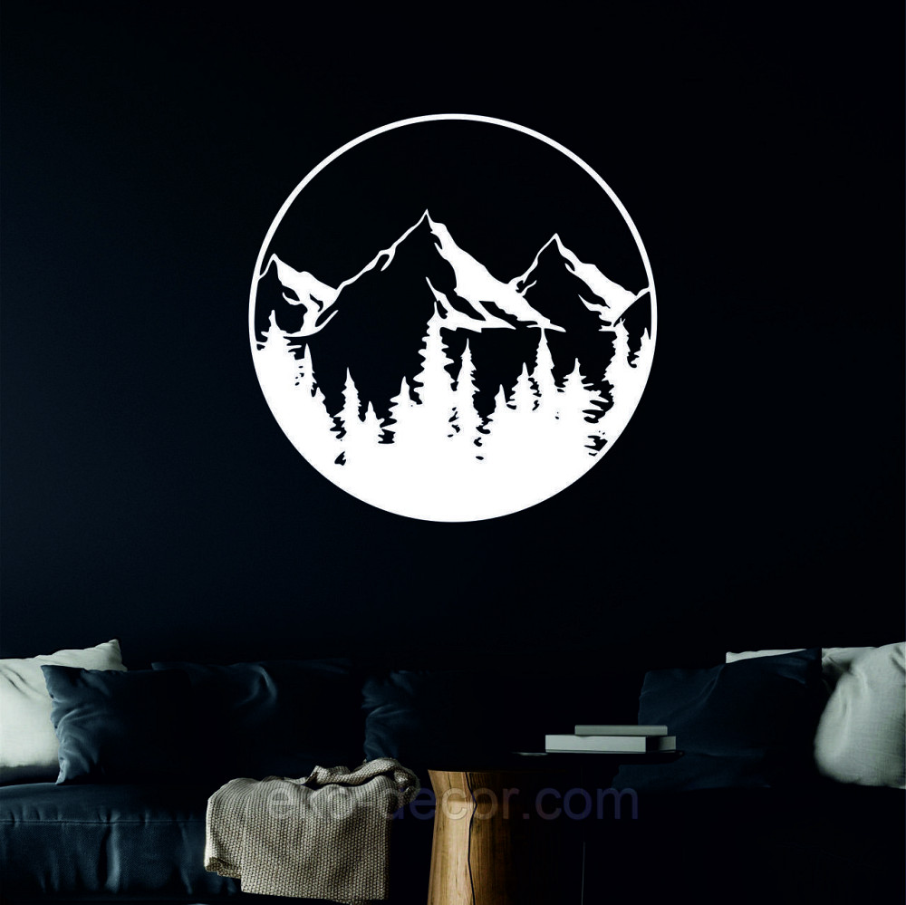 Декоративне настінне Панно «Гори», Декор на стіну Київ - фото 2