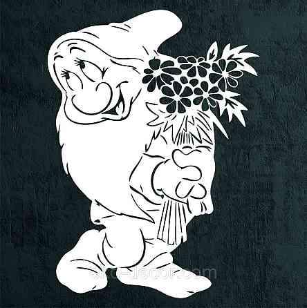 Декоративное настенное Панно «Гномик», Декор на стену 110*80 см Киев