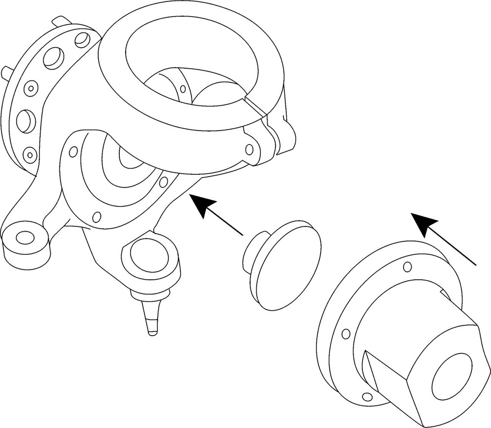 Набір пристосувань для зняття ступічних підшипників Ford Transit Одеса - фото 5