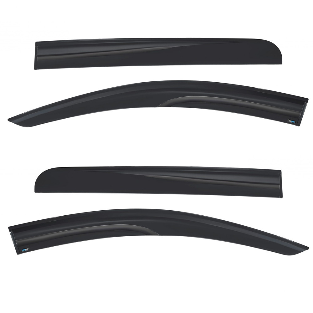 Дефлекторы окон (ветровики) Mitsubishi L200 (Storm) 2015-2023, 4шт, SunPlex, на скотче Киев - изображение 1