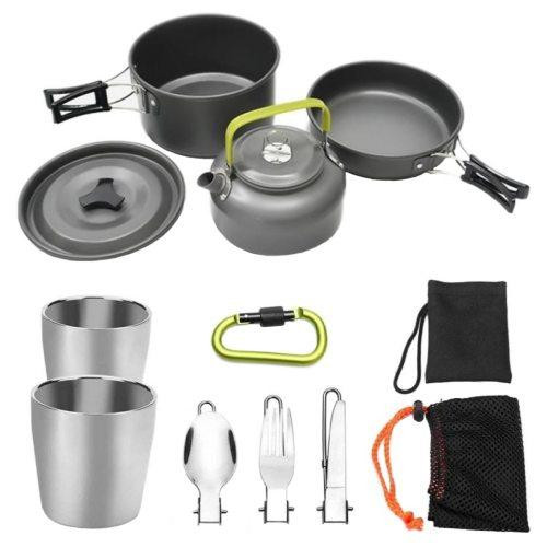 Набір туристичного посуду Ranger Prius Lux 9 предметів + чохол Вінниця - фото 1