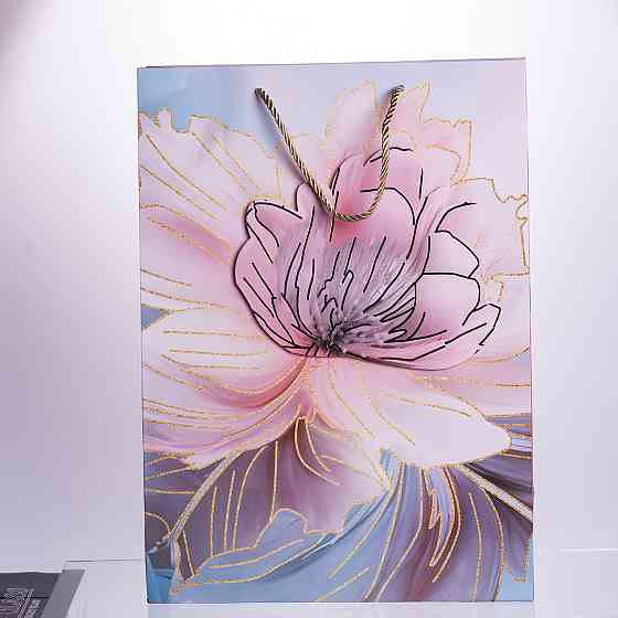 Набір подарункових пакетів з паперу 12 (шт.) картонні гарні пакети для подарунків 30×12×42 (см) HP-10359-10 Київ