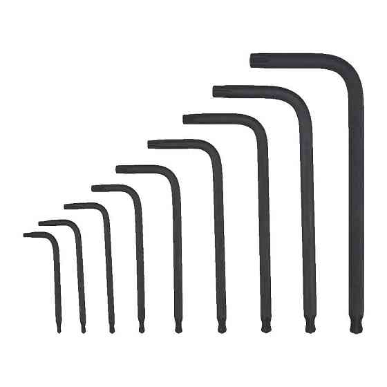 Набір ключів Г-образних Torx Compact MILWAUKEE, (T8/T9/T10/T15/T20/T25/T27/T30/T40) (9шт) , пластиковий холдер Одеса