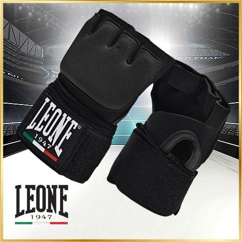 Спортивные бинты рукавицы для тренировок неопреновые с гелевыми подушками черные Neoprene Black Leone Киев - изображение 1