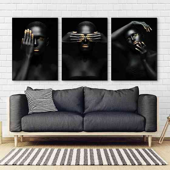 Модульна картина Абстракція Дівчина Art-38_B3 Київ