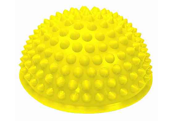 Півсфера масажна кіндербол EasyFit 15 см жорстка жовта Коломия
