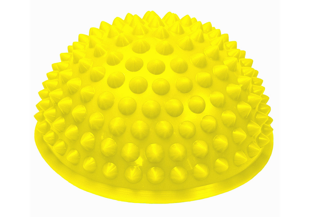 Півсфера масажна кіндербол EasyFit 15 см жорстка жовта Коломия - фото 1