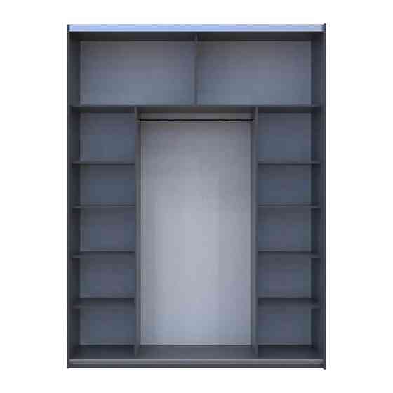 Шкаф-купе Doros G-Caiser Графит/Белый 2 ДСП / 3 части 180х60х240 DRS-011729 (44900262) Львов