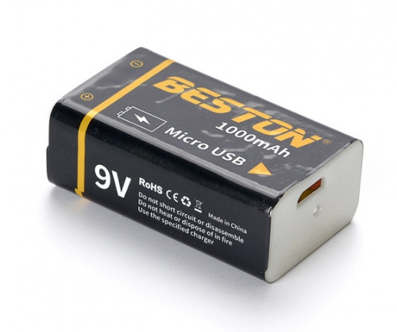 Акумулятор Beston USB крона 9v Li-ion 1000mAh Вінниця - фото 11