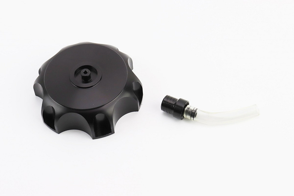 Кришка бака паливного "метал" + сапун, 110/125/140/150/160cc, чорна Киев - изображение 1