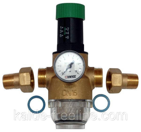 Редуктор давления  HERZ для холодной воды(1,0-6,0 бар,)  3/4