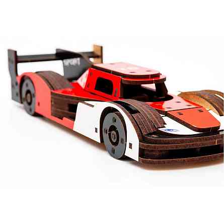 Дерев'яний 3D конструктор Racing Car Puz-01037, 146 деталей Вінниця