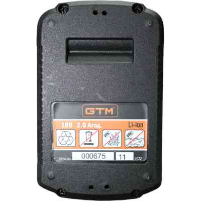 Акумулятор до електроінструменту GTM B18V/2Аh Li-Ion, 18В (B18V/2Аh) Вінниця