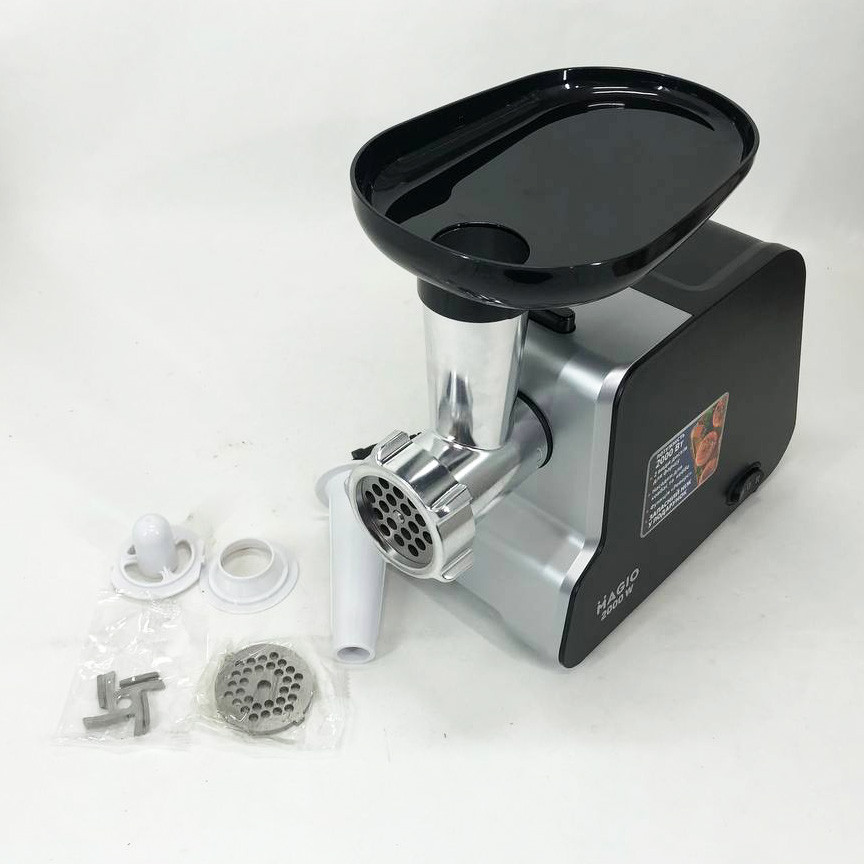 М'ясорубка електрична метал, Електром'ясорубка з реверсом і насадкою для ковбаси, М'ясорубки шнекові OV-72 Львів - фото 12