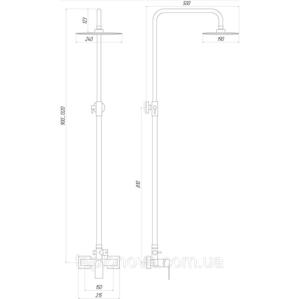 Душевая система TOPAZ SARDINIA TS 08702-H19 Черновцы - изображение 4