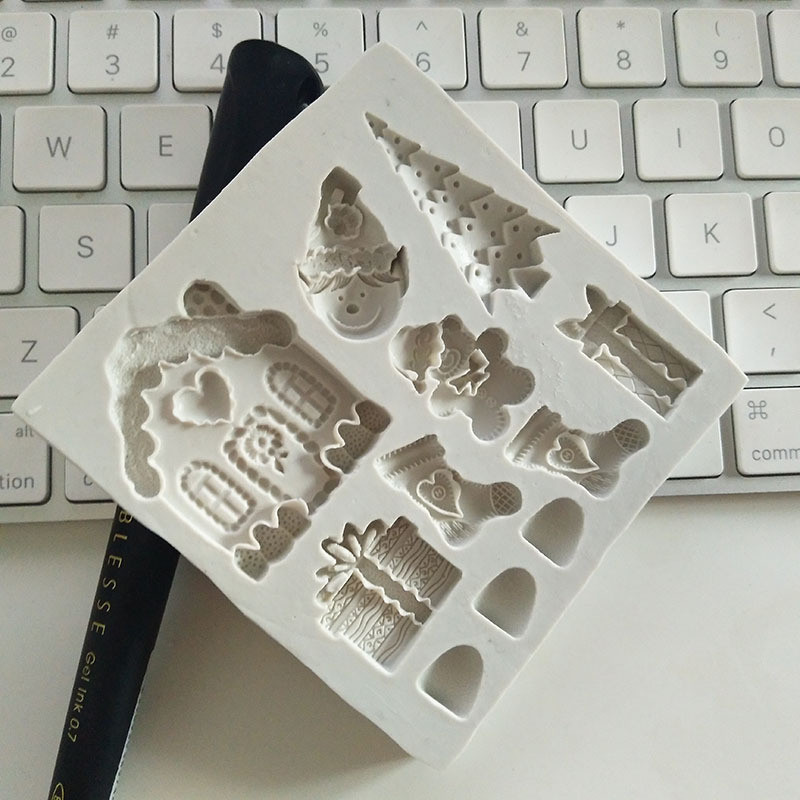 Молд новогодний 80 на 80 мм серый Киев - изображение 6