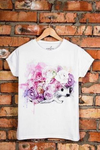 Футболка женская с принтом 44 Белая 2634325351 Днепр - изображение 1