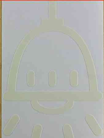 Люминесцентная наклейка 